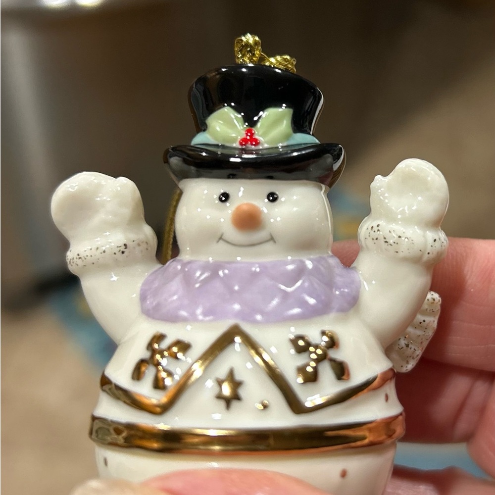 Lenox Festive Sleigh Bell Ornament Set - Picture 14 of 15